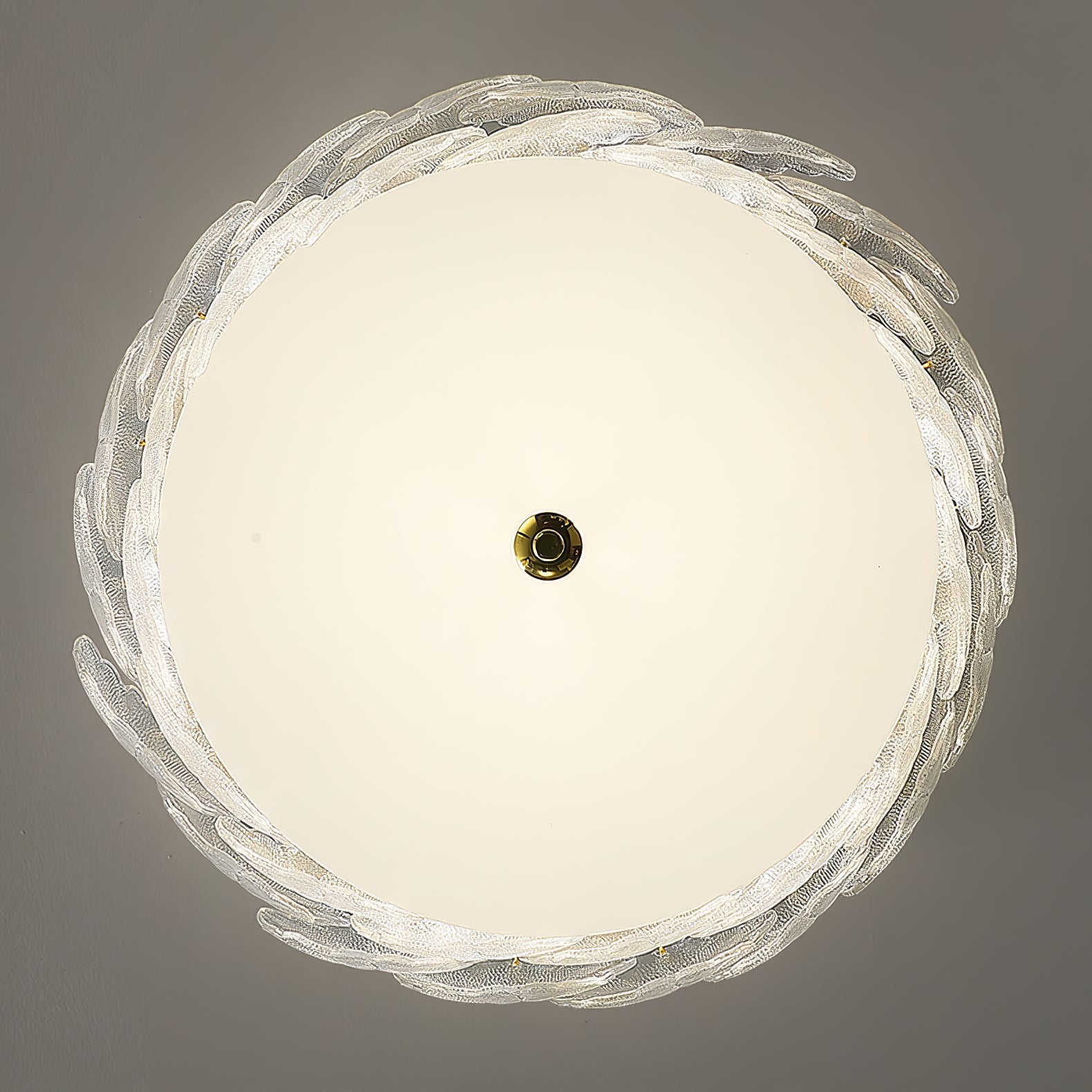 Otharis Blossom Cluster Glass Ceiling Light-Neutral Decor