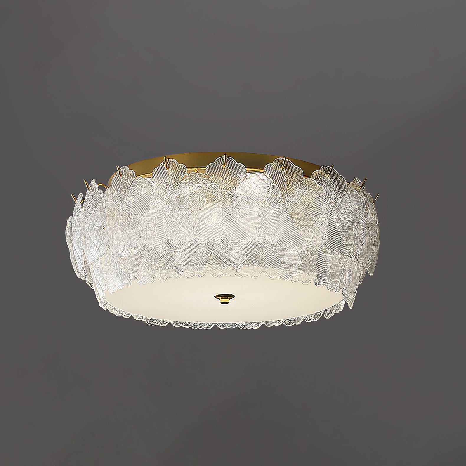 Otharis Blossom Cluster Glass Ceiling Light-Neutral Decor