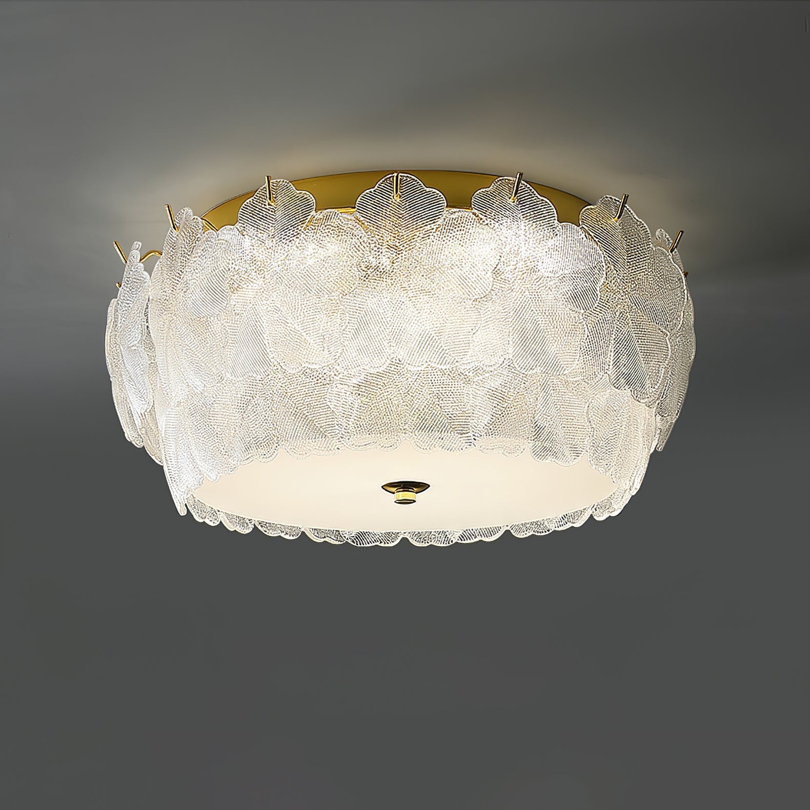 Otharis Blossom Cluster Glass Ceiling Light-Neutral Decor