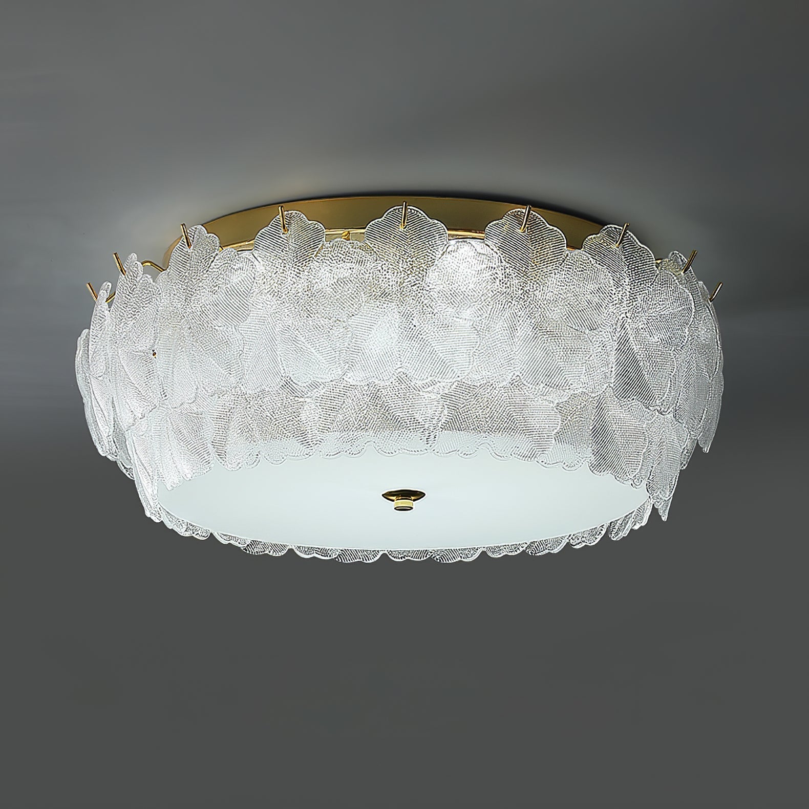 Otharis Blossom Cluster Glass Ceiling Light-Neutral Decor