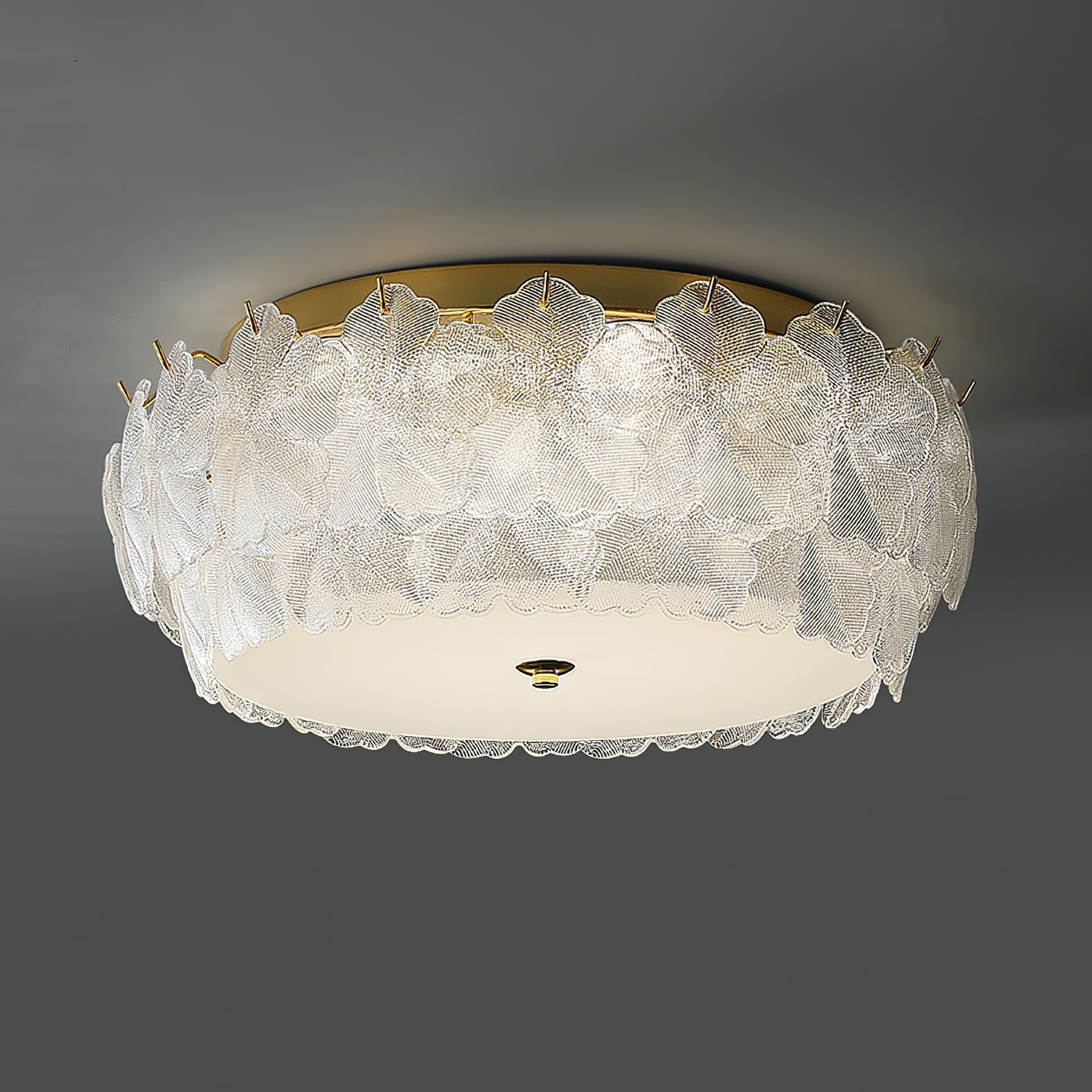 Otharis Blossom Cluster Glass Ceiling Light-Neutral Decor