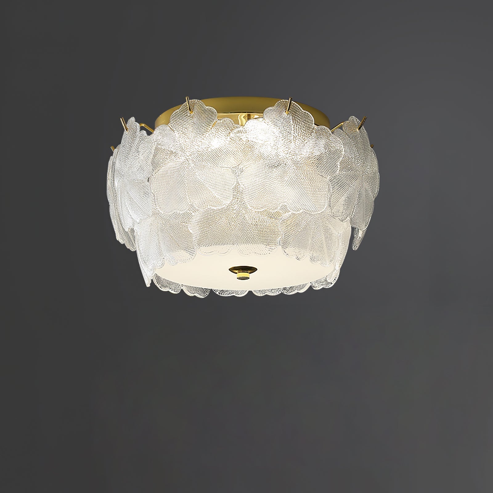 Otharis Blossom Cluster Glass Ceiling Light-Neutral Decor