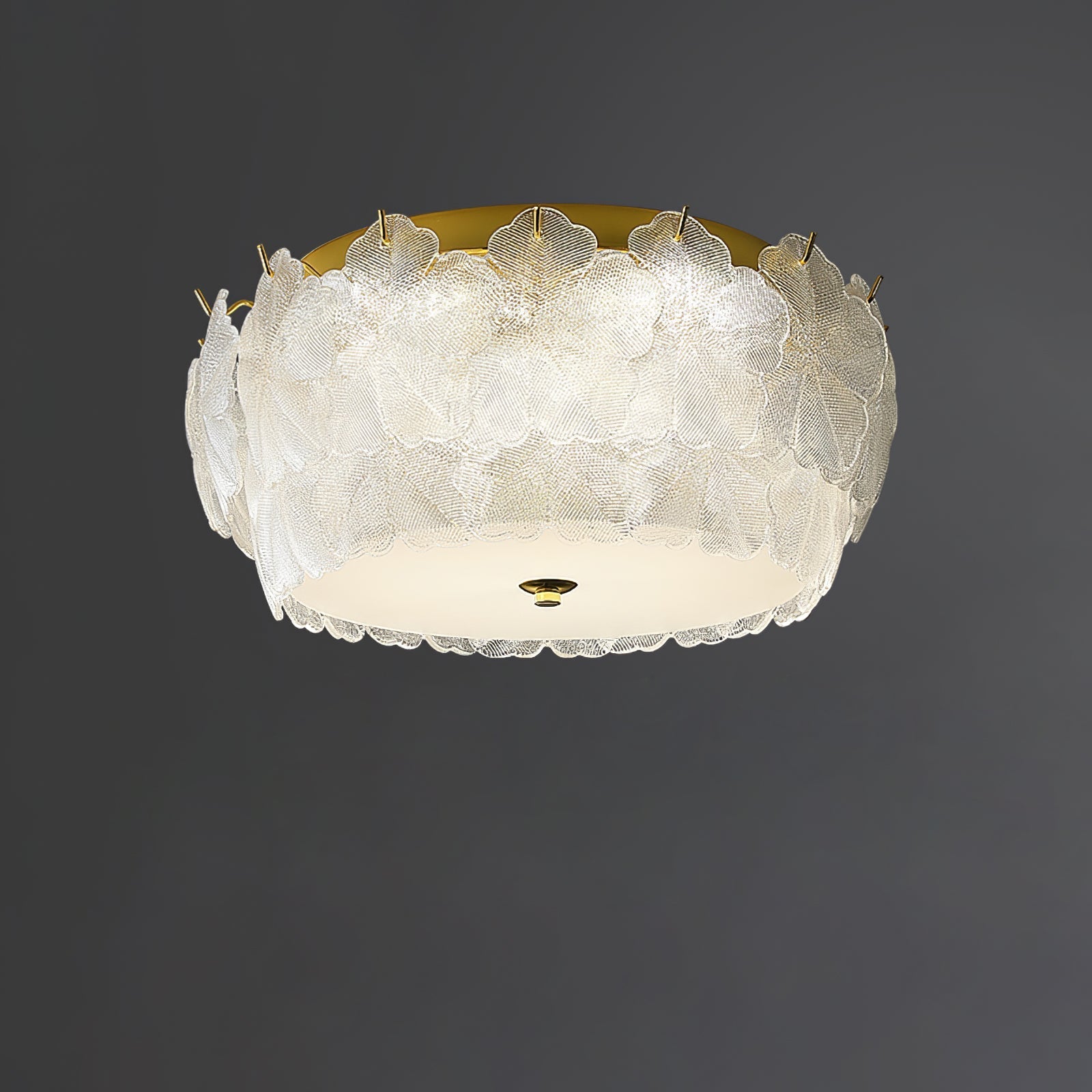 Otharis Blossom Cluster Glass Ceiling Light-Neutral Decor