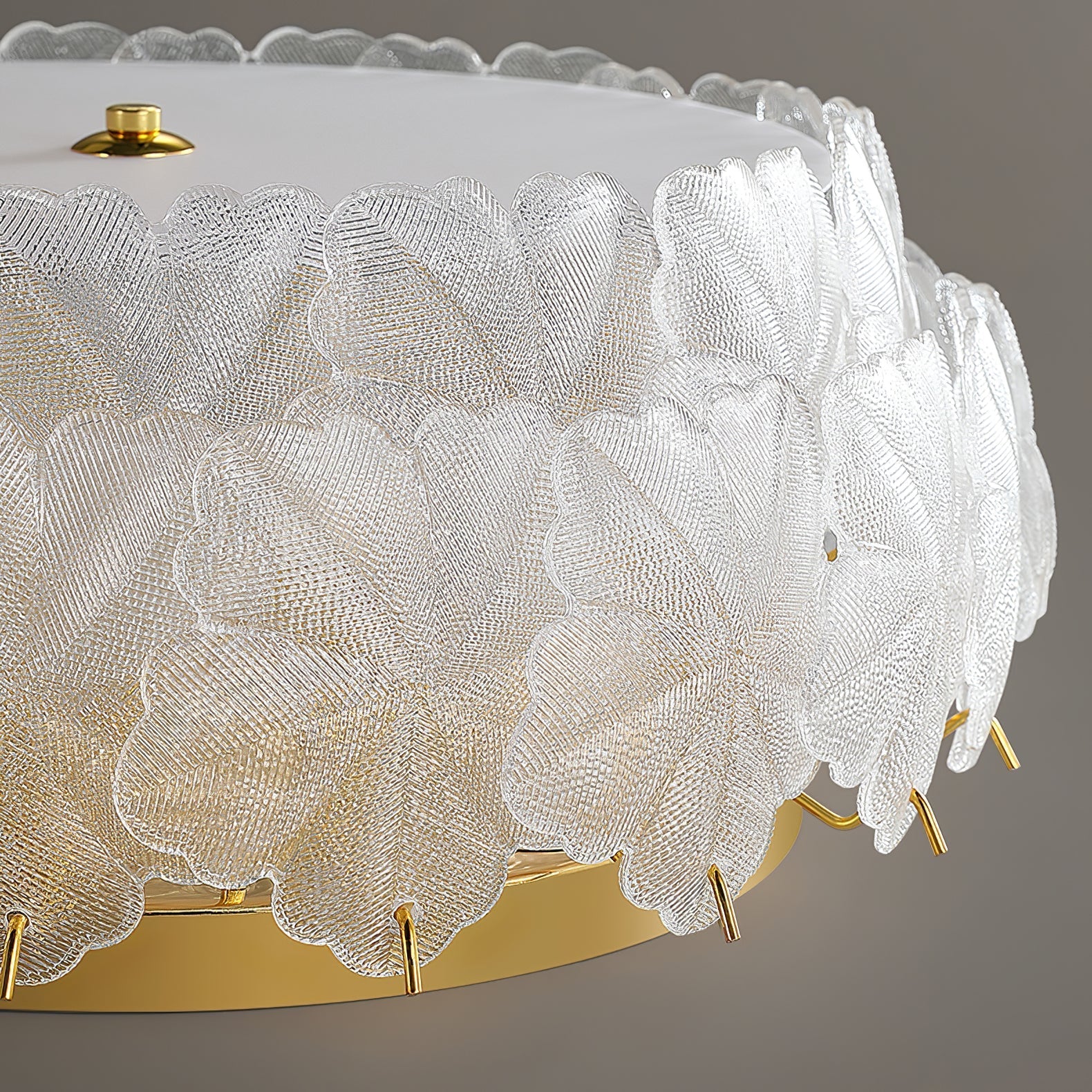 Otharis Blossom Cluster Glass Ceiling Light-Neutral Decor