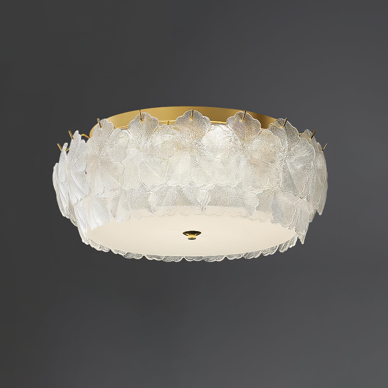Otharis Blossom Cluster Glass Ceiling Light-Neutral Decor