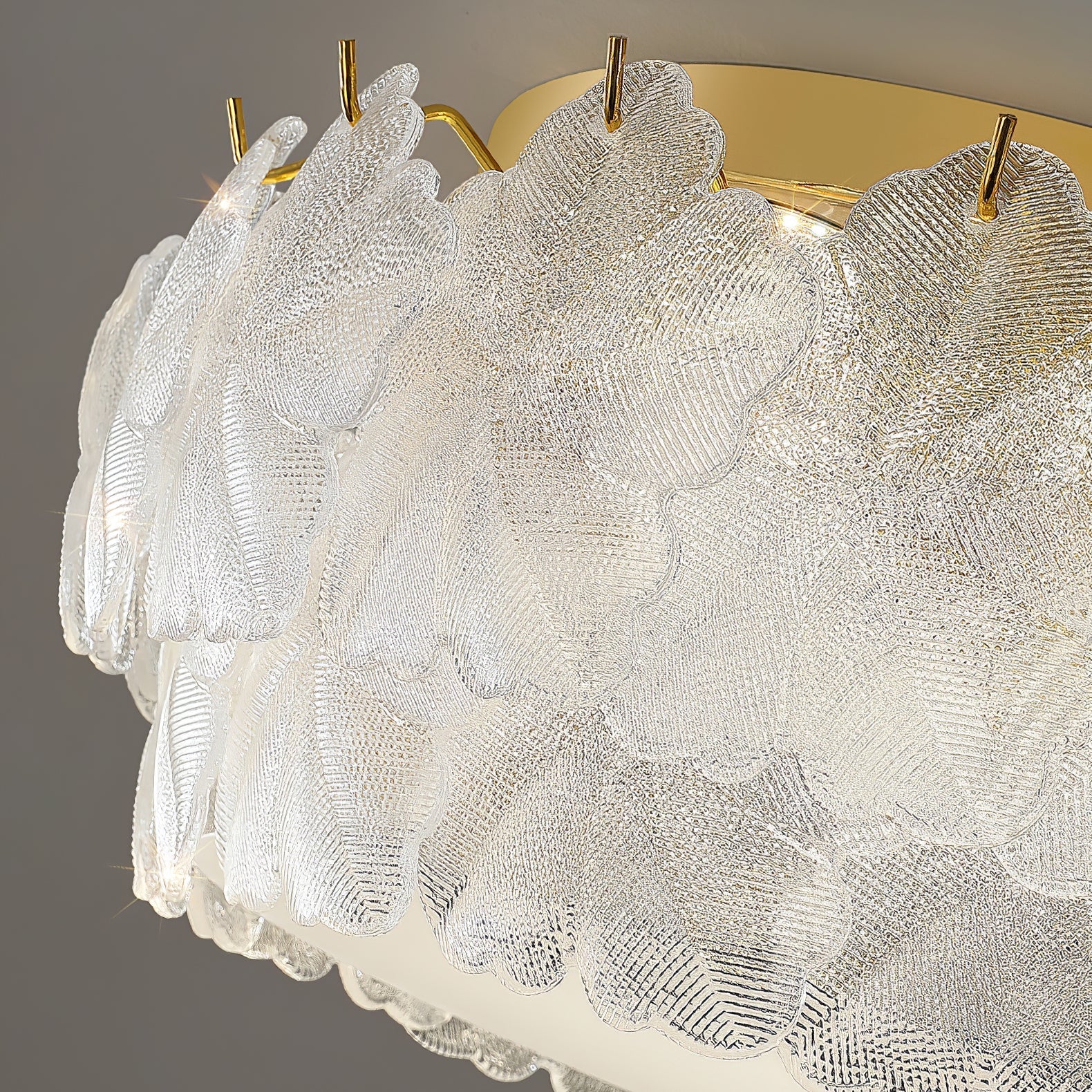 Otharis Blossom Cluster Glass Ceiling Light-Neutral Decor