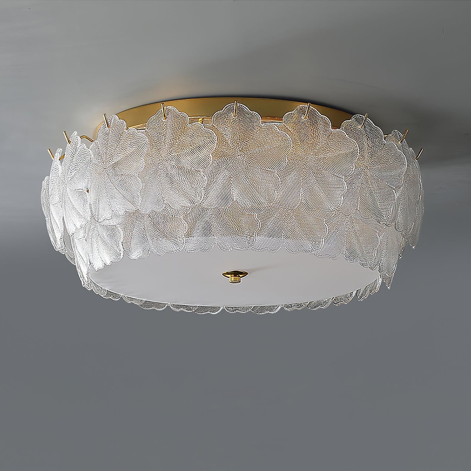 Otharis Blossom Cluster Glass Ceiling Light-Neutral Decor