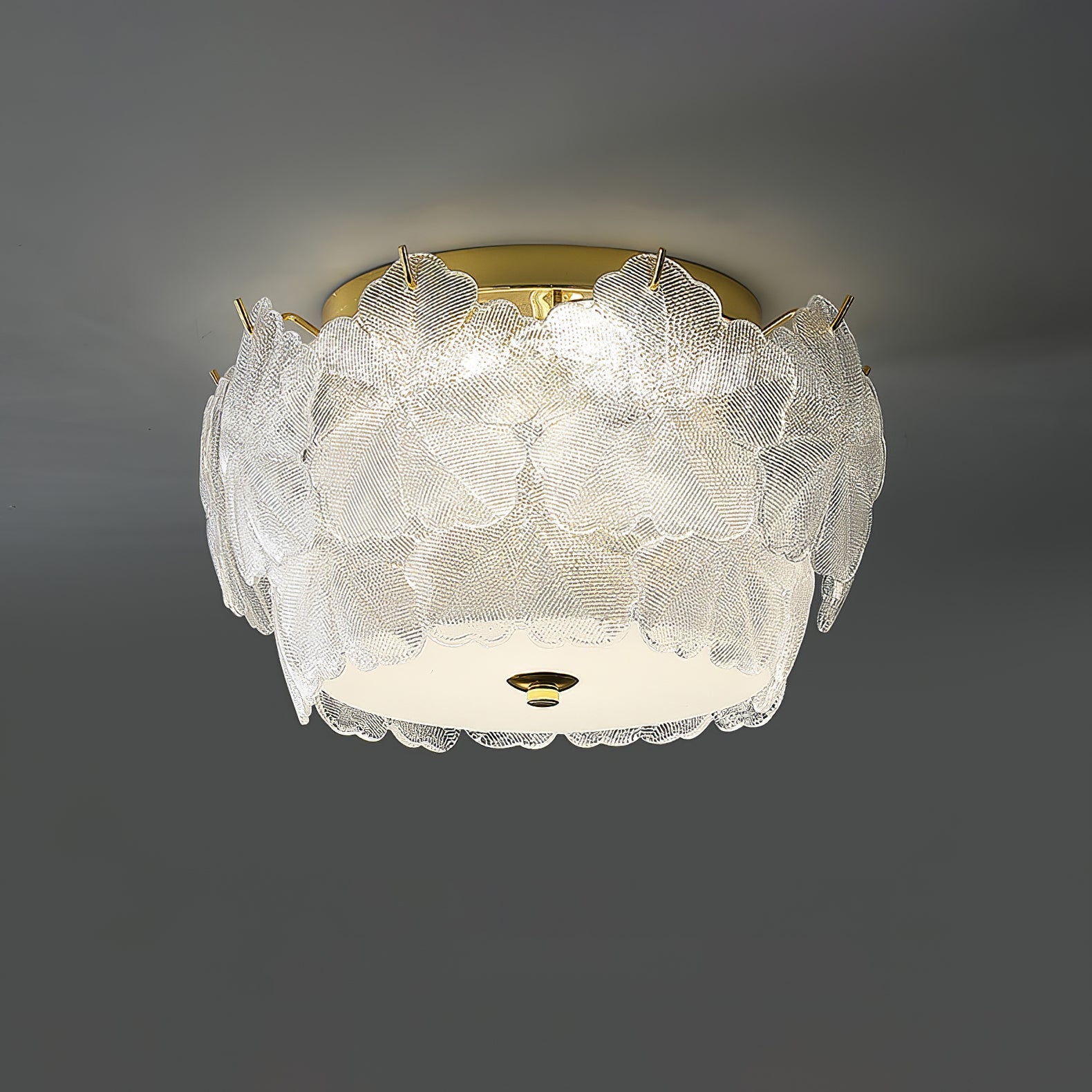Otharis Blossom Cluster Glass Ceiling Light-Neutral Decor