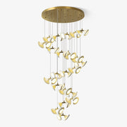 Ernoreth Art Deco Ceramic Chandelier-Neutral Decor