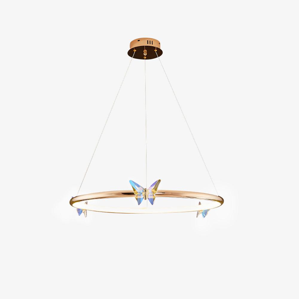 Alen Chandelier Butterfly Crystal Ring Elegant-Neutral Decor