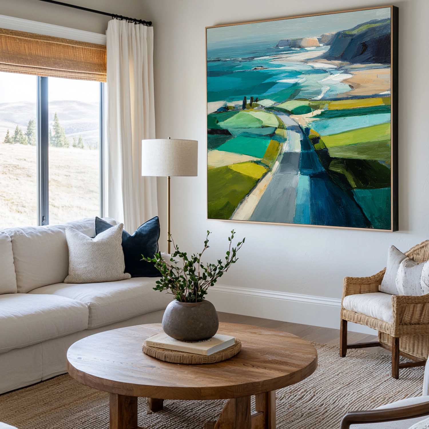 Coastal Serenity Painting ABAS288 - Neutralighting