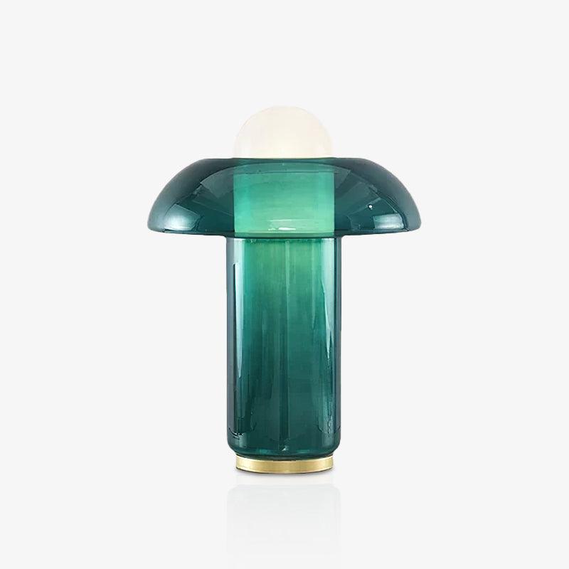 Navlen Green Glass Table Lamp-Neutral Decor