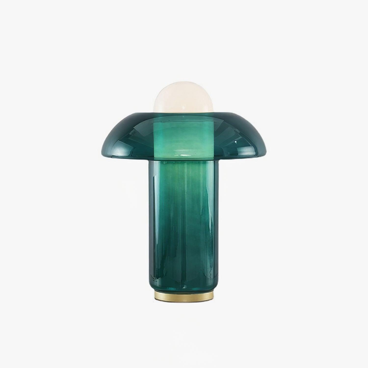 Navlen Green Glass Table Lamp-Neutral Decor