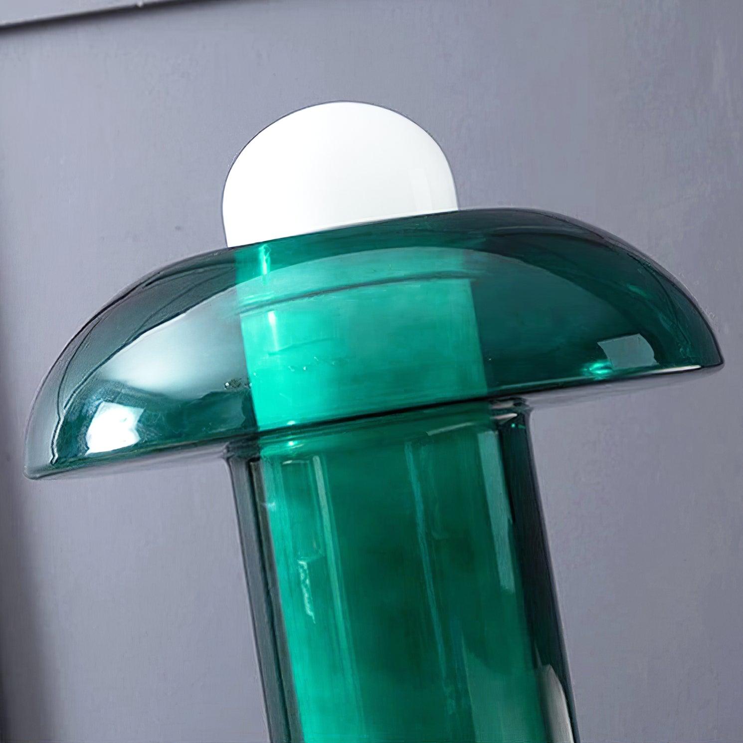 Navlen Green Glass Table Lamp-Neutral Decor