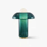 Navlen Green Glass Table Lamp-Neutral Decor