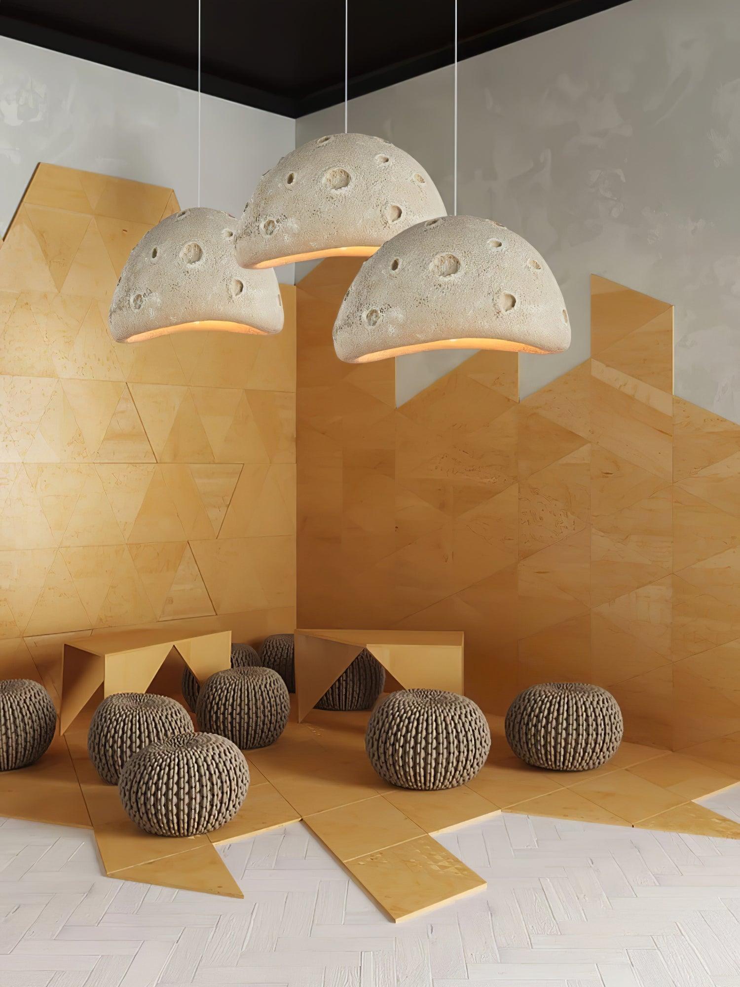 Mydorel Modern Minimalist Planet Plastic Pendant Lamp-Neutral Decor