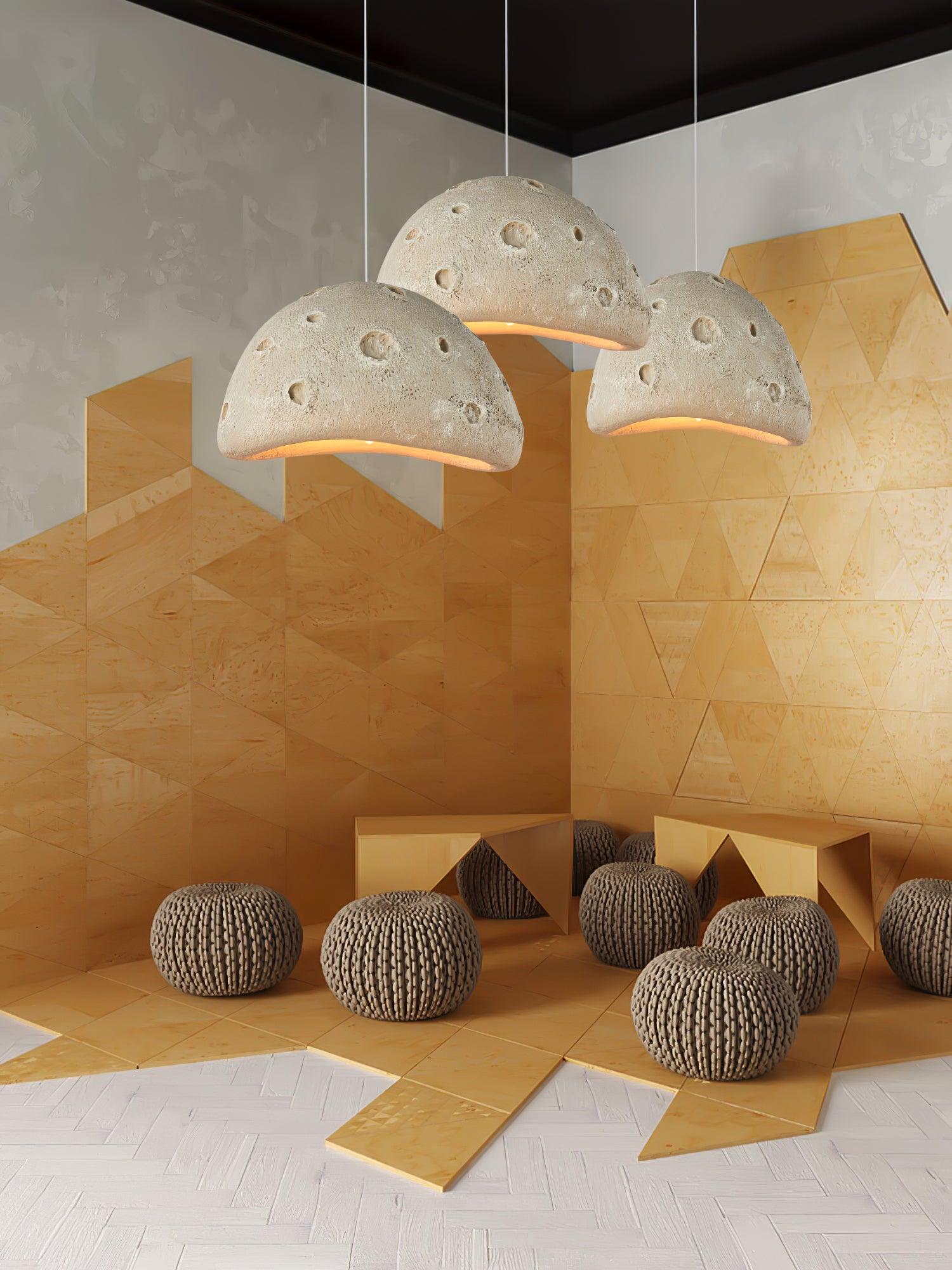 Mydorel Modern Minimalist Planet Plastic Pendant Lamp-Neutral Decor