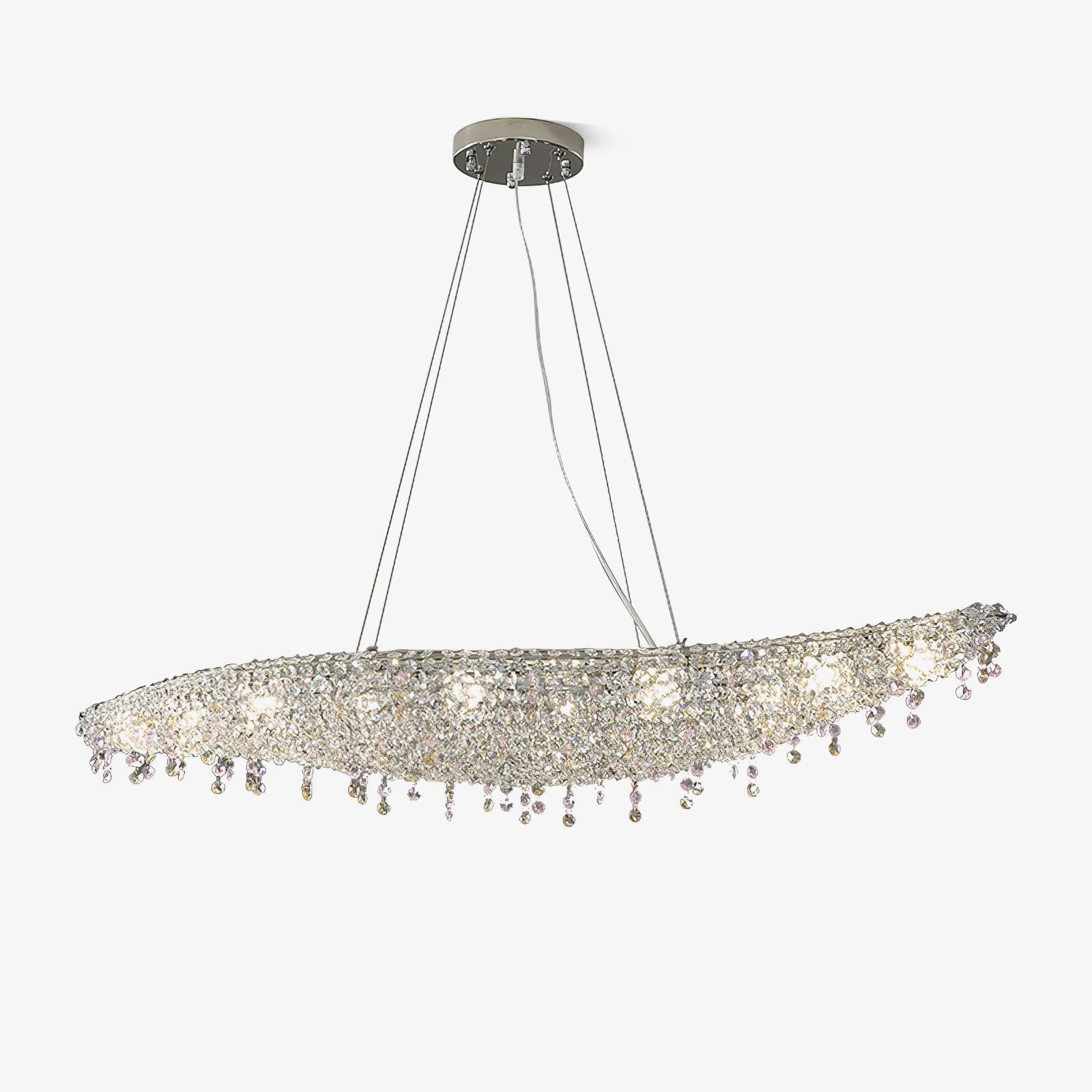 Zyrs Crystal Pendant Light-Neutral Decor