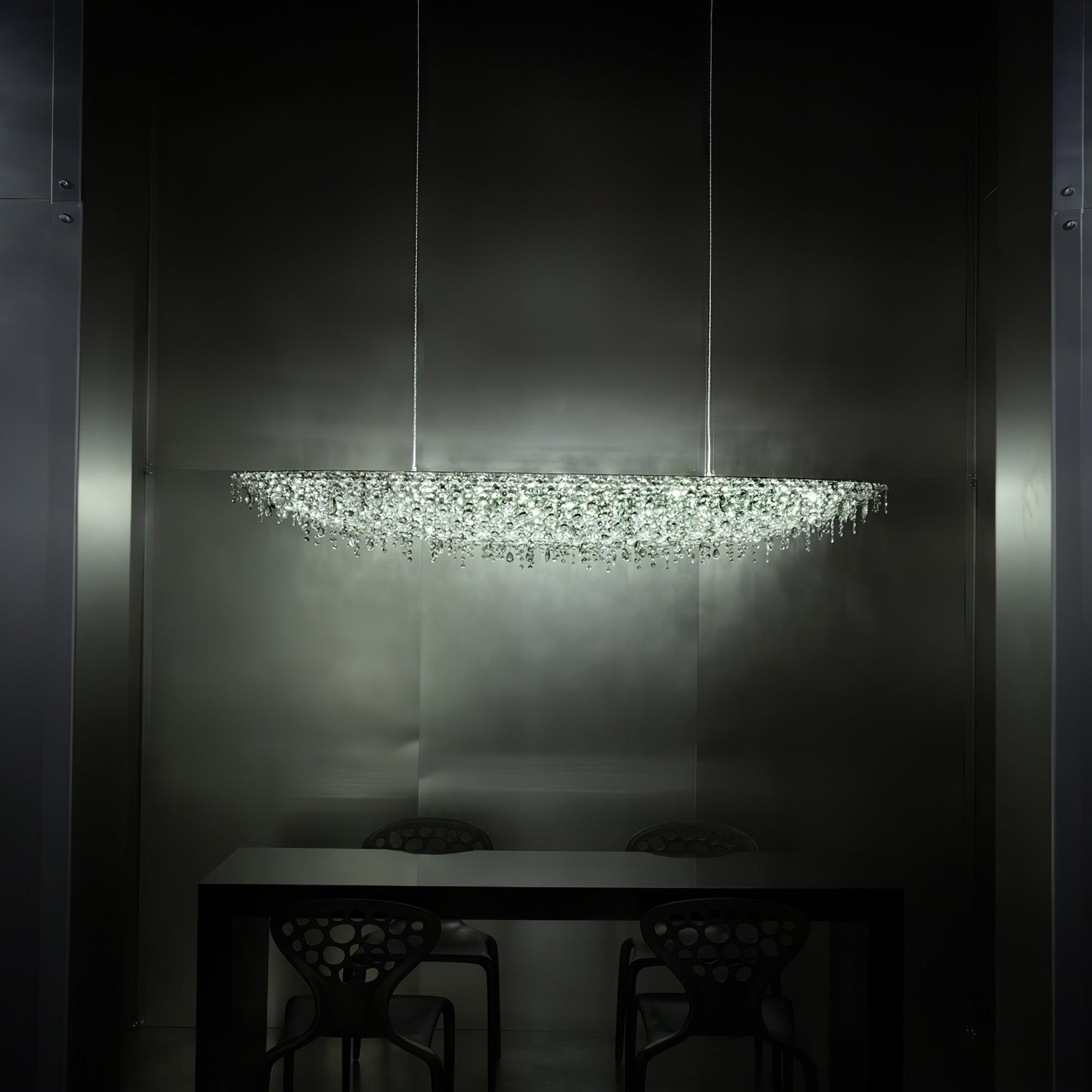 Zyrs Crystal Pendant Light-Neutral Decor