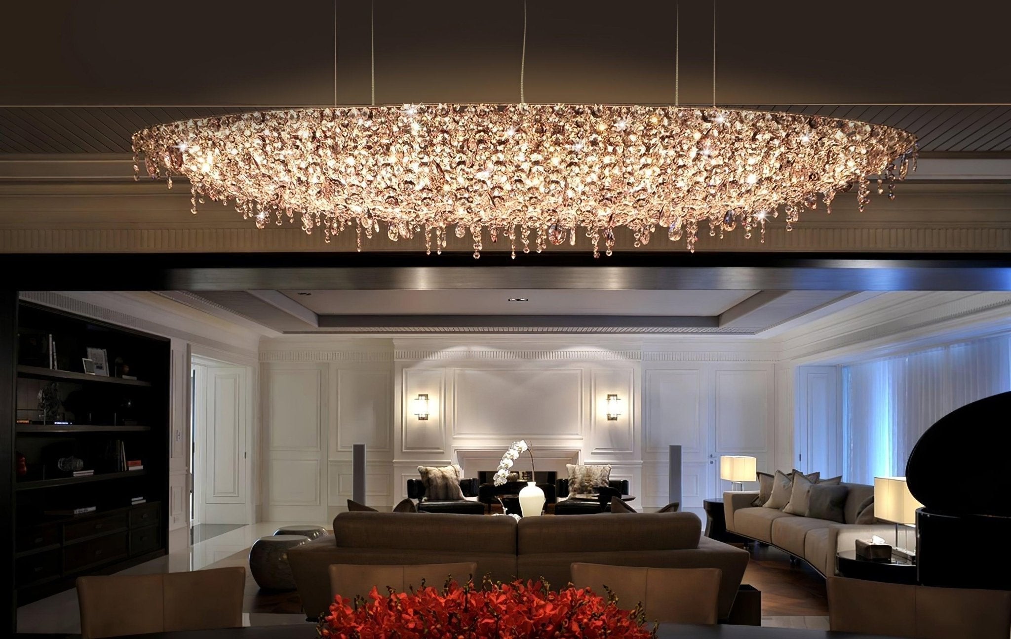 Zyrs Crystal Pendant Light-Neutral Decor
