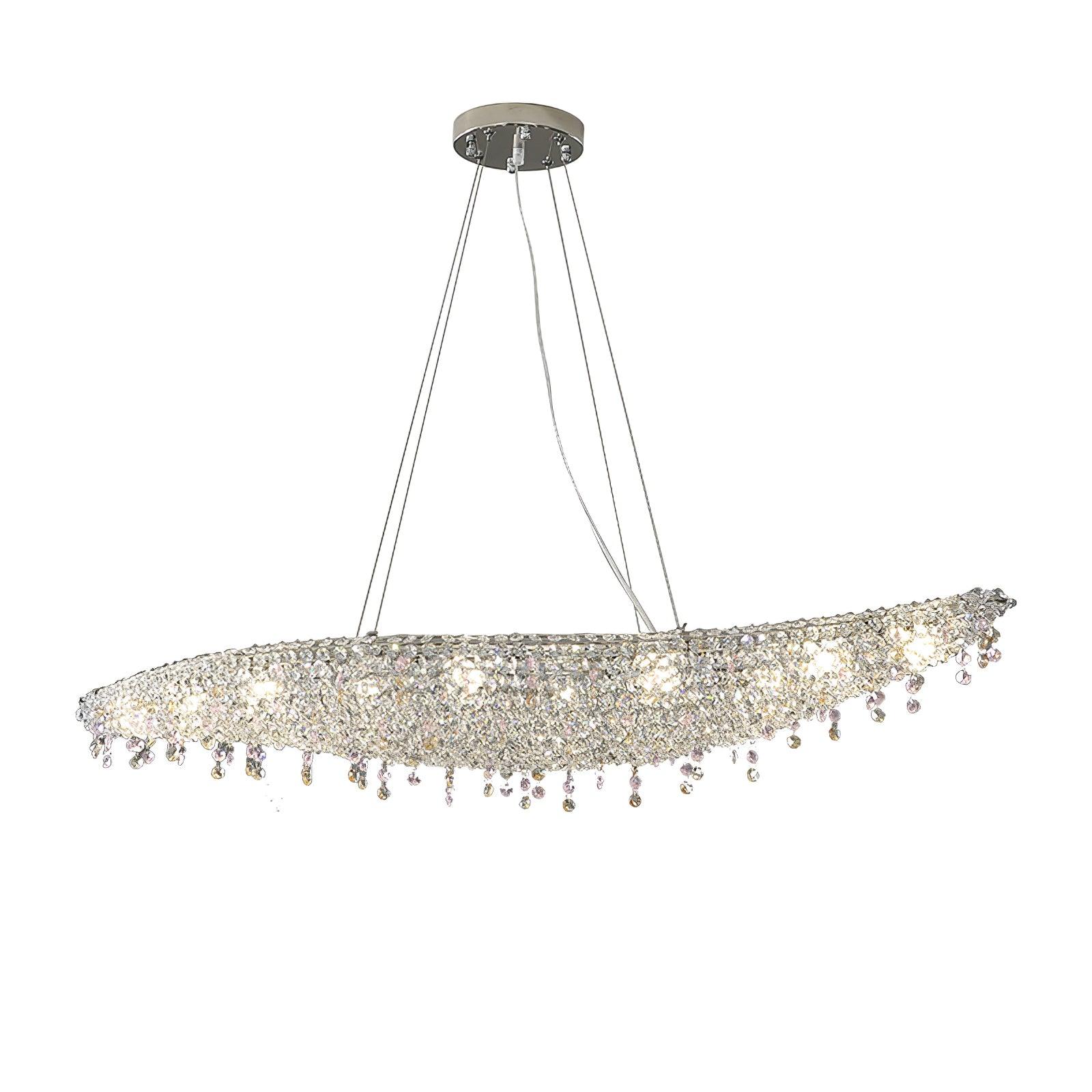Zyrs Crystal Pendant Light-Neutral Decor