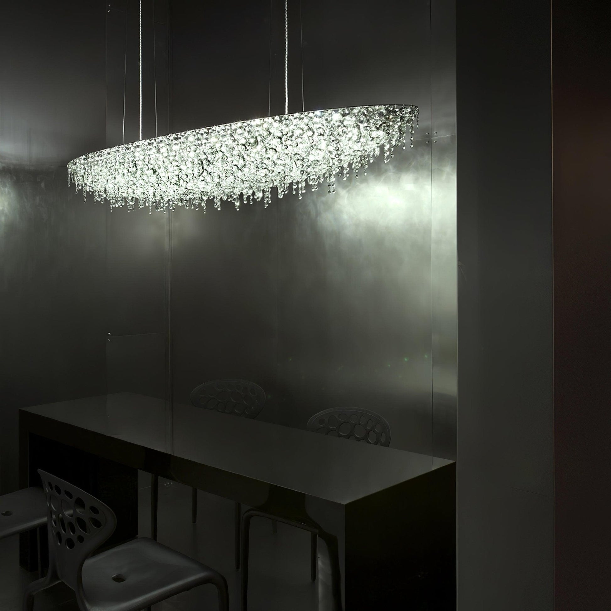 Zyrs Crystal Pendant Light-Neutral Decor