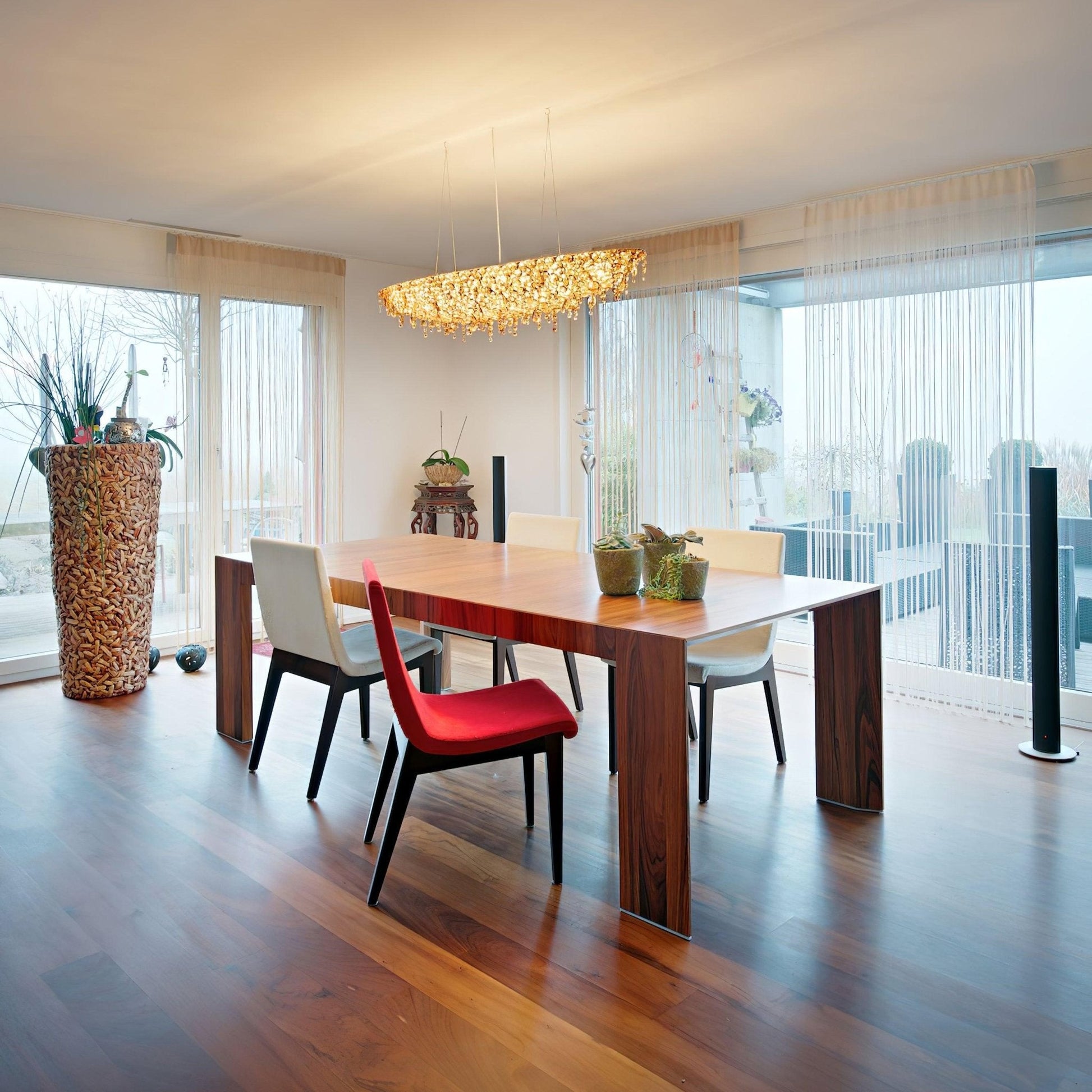 Zyrs Crystal Pendant Light-Neutral Decor