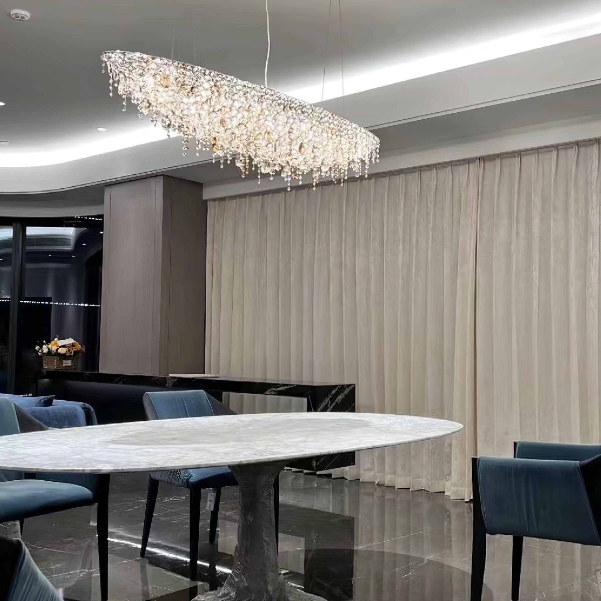 Zyrs Crystal Pendant Light-Neutral Decor