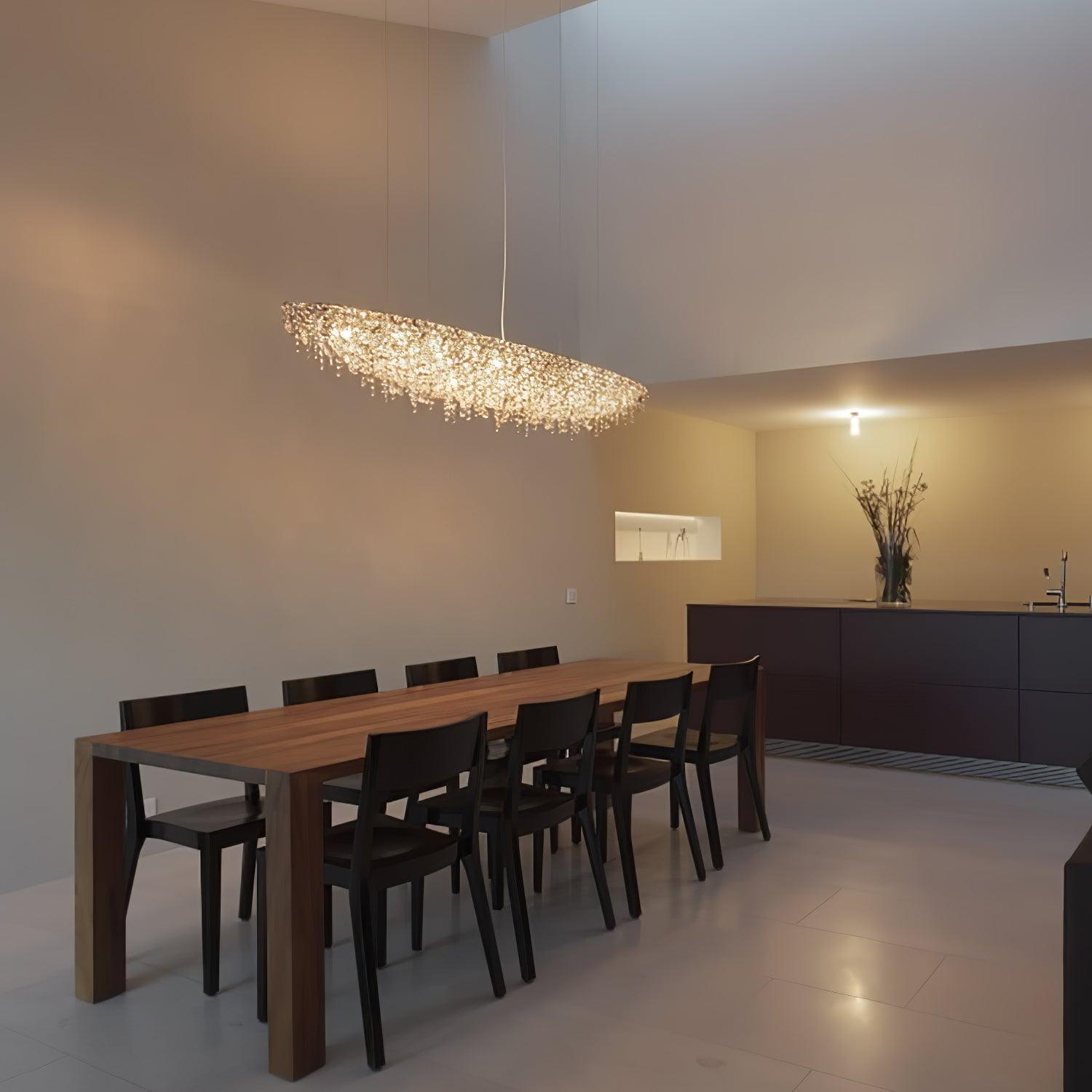Zyrs Crystal Pendant Light-Neutral Decor