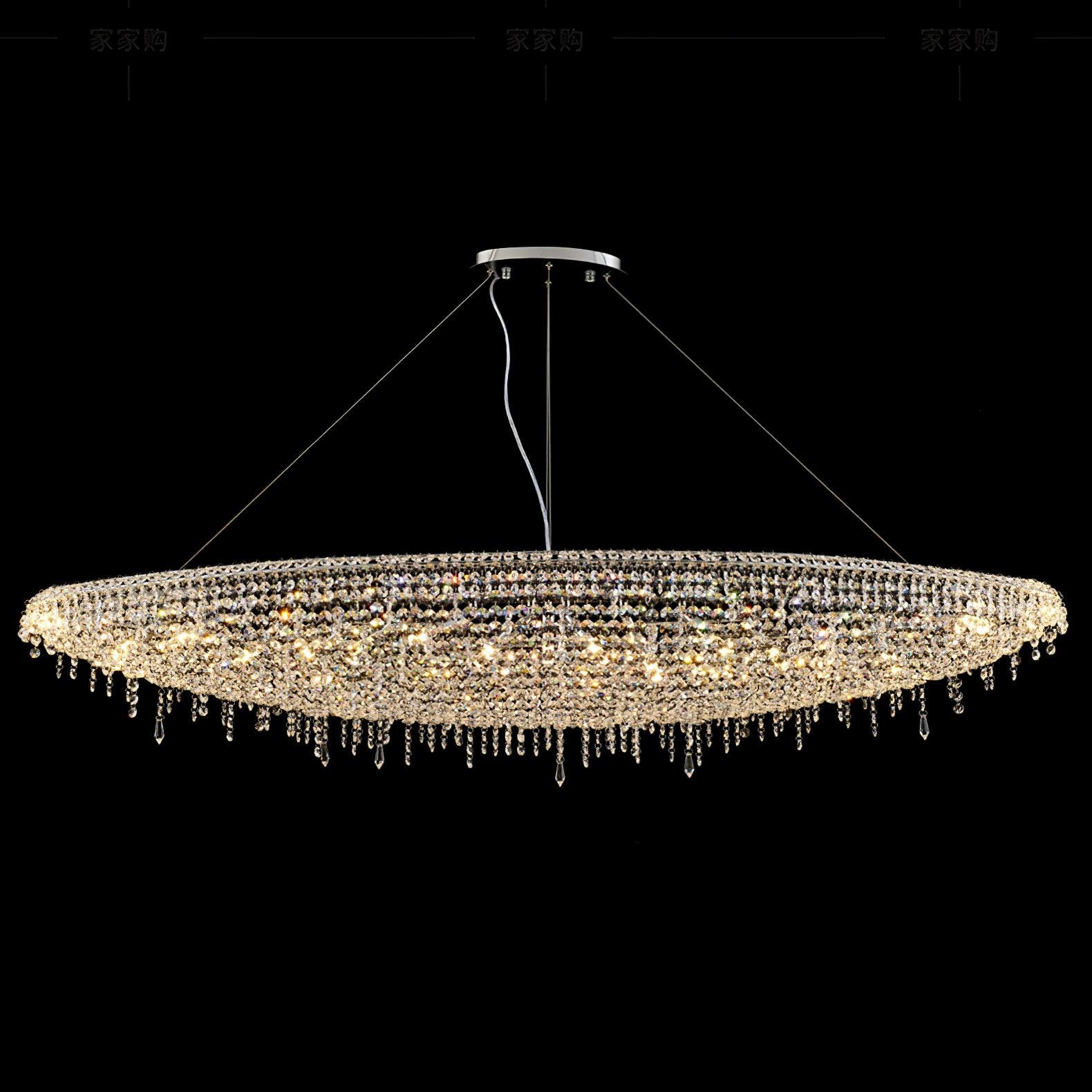 Zyrs Crystal Pendant Light-Neutral Decor