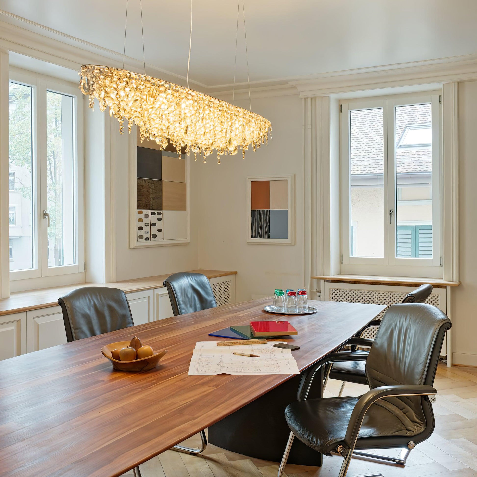 Zyrs Crystal Pendant Light-Neutral Decor