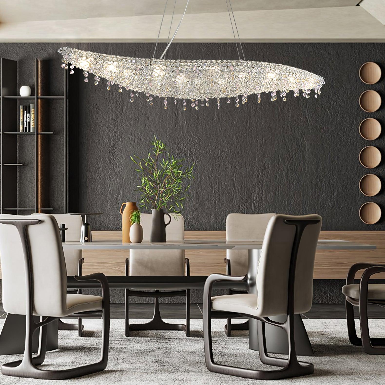 Zyrs Crystal Pendant Light-Neutral Decor