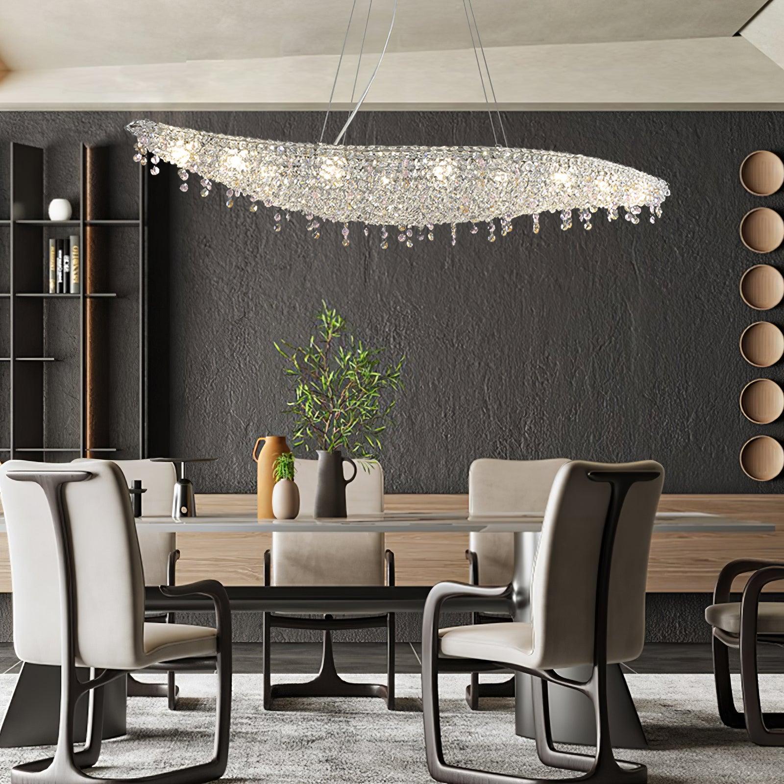 Zyrs Crystal Pendant Light-Neutral Decor