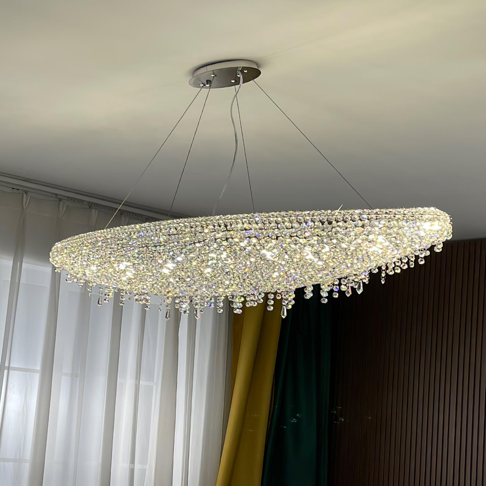Zyrs Crystal Pendant Light-Neutral Decor