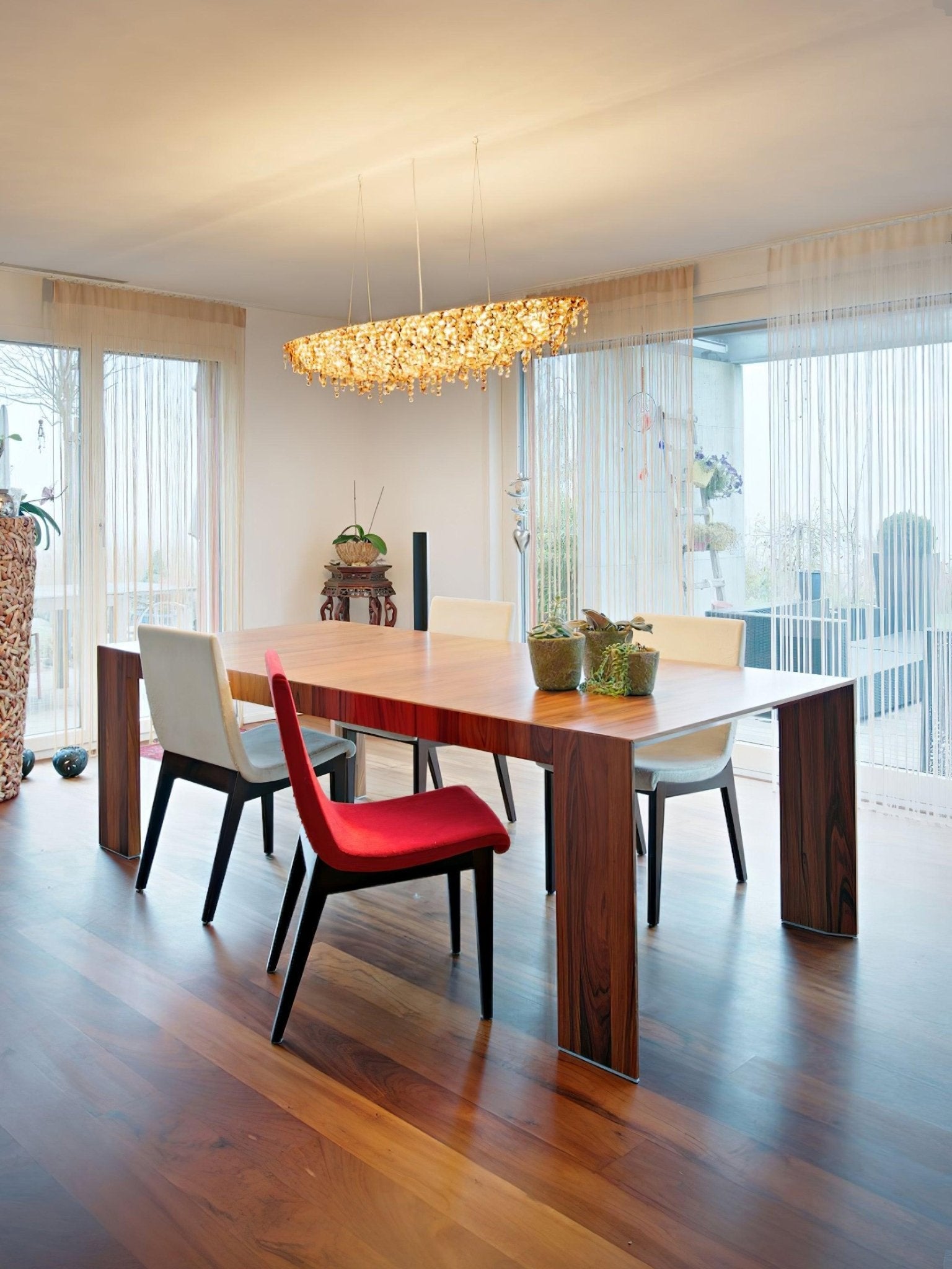 Zyrs Crystal Pendant Light-Neutral Decor