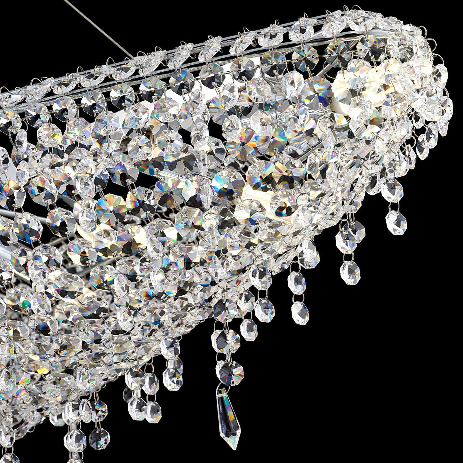 Zyrs Crystal Pendant Light-Neutral Decor