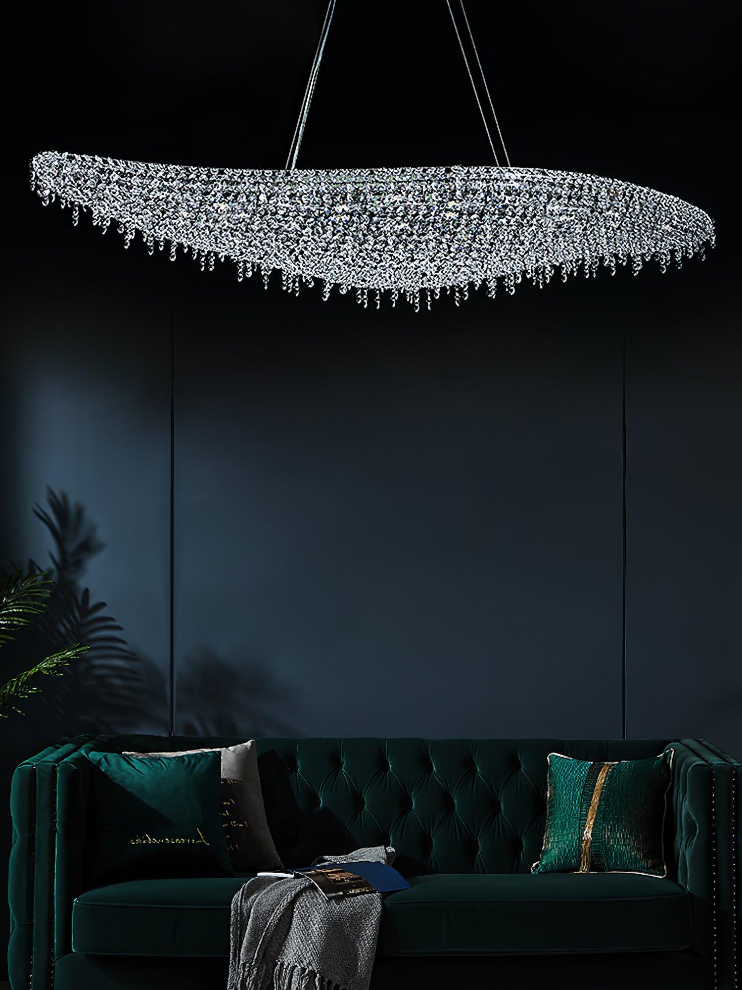Zyrs Crystal Pendant Light-Neutral Decor