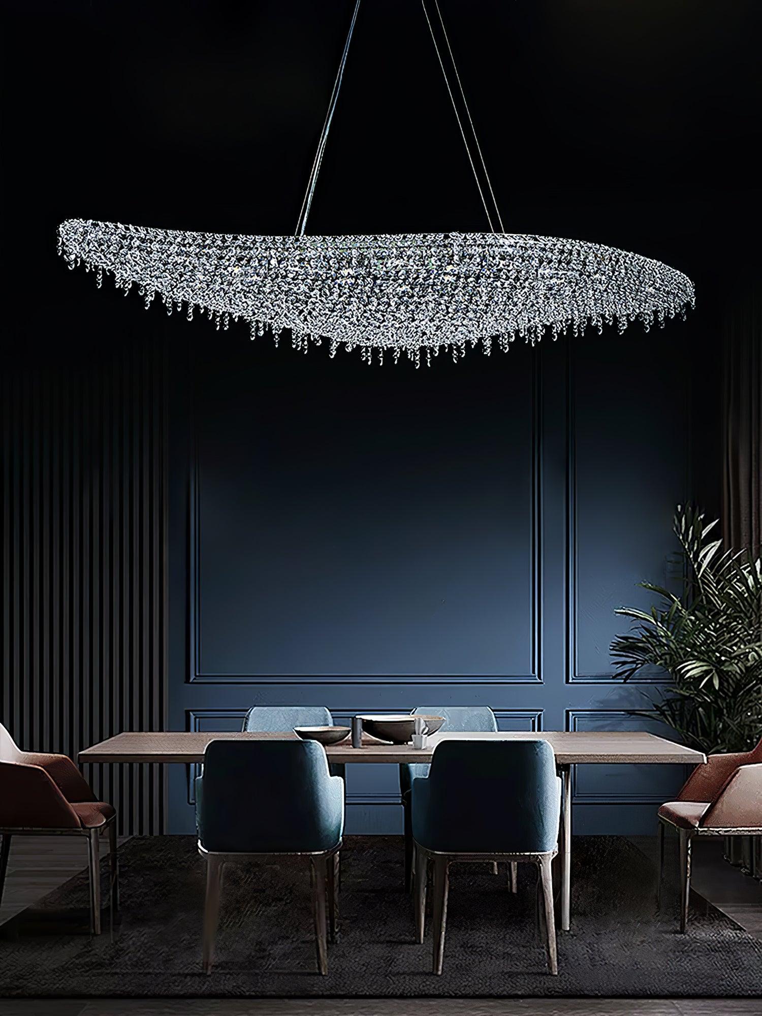 Zyrs Crystal Pendant Light-Neutral Decor