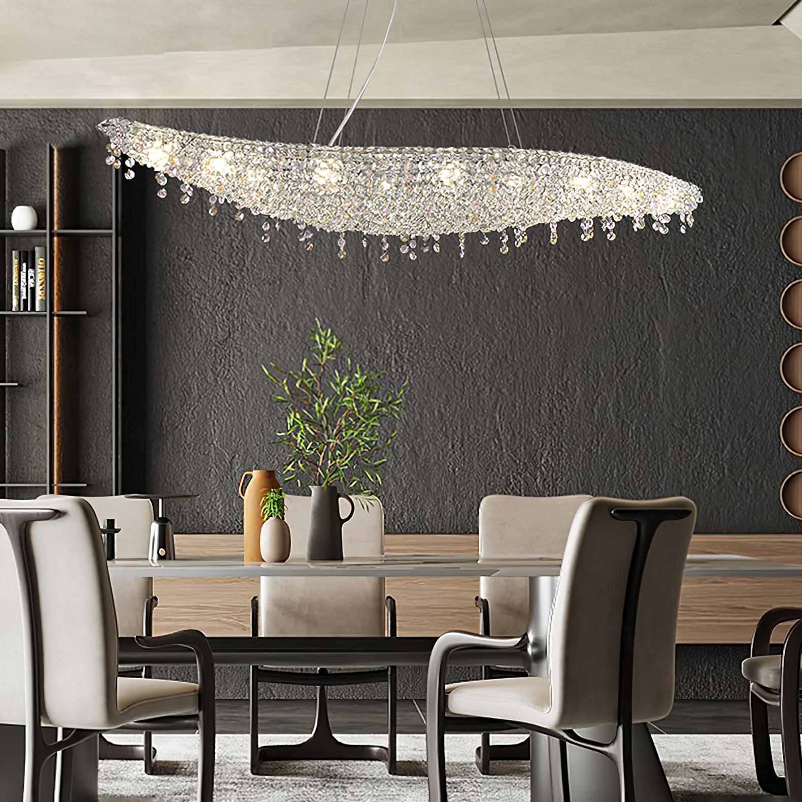 Zyrs Crystal Pendant Light-Neutral Decor