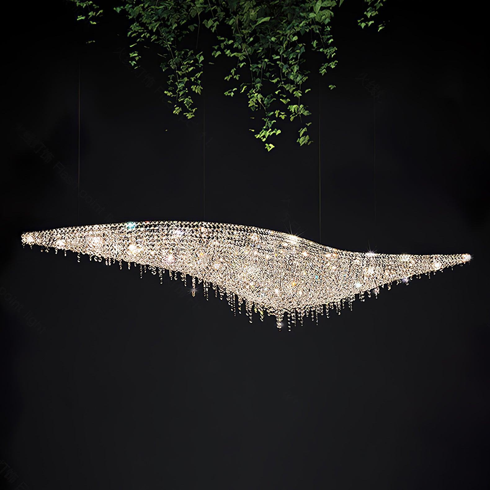 Zyrs Crystal Pendant Light-Neutral Decor