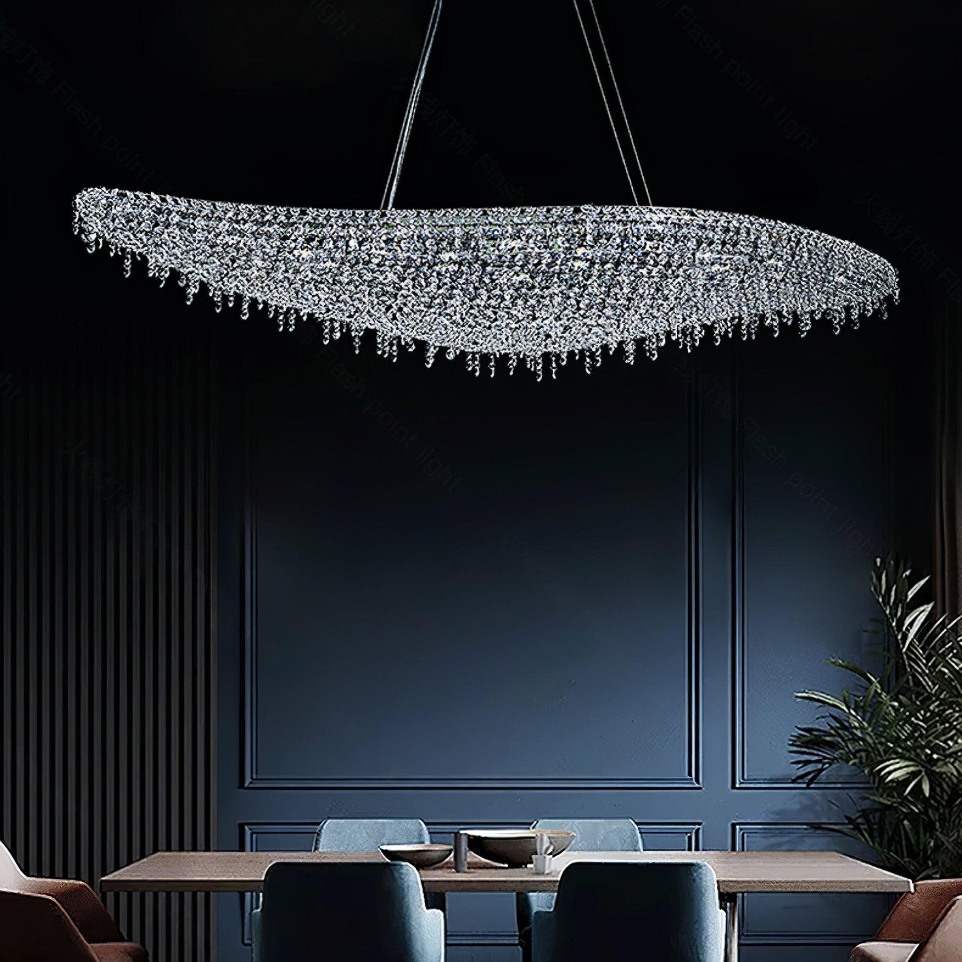 Zyrs Crystal Pendant Light-Neutral Decor