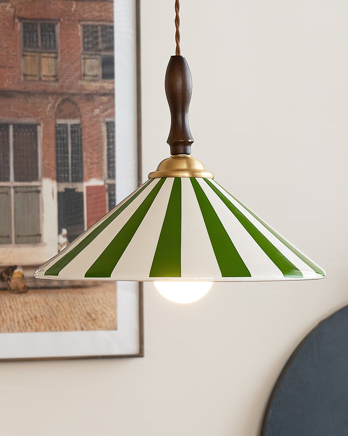 Bobine Wood Pendant Light