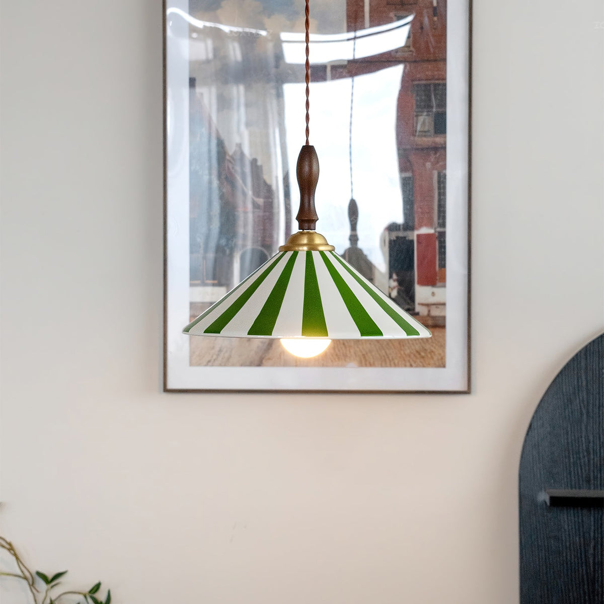 Bobine Wood Pendant Light