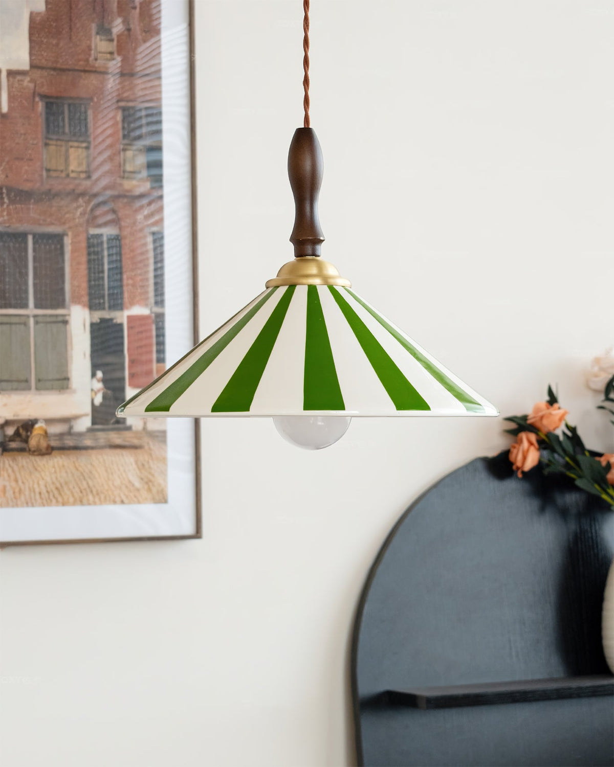 Bobine Wood Pendant Light