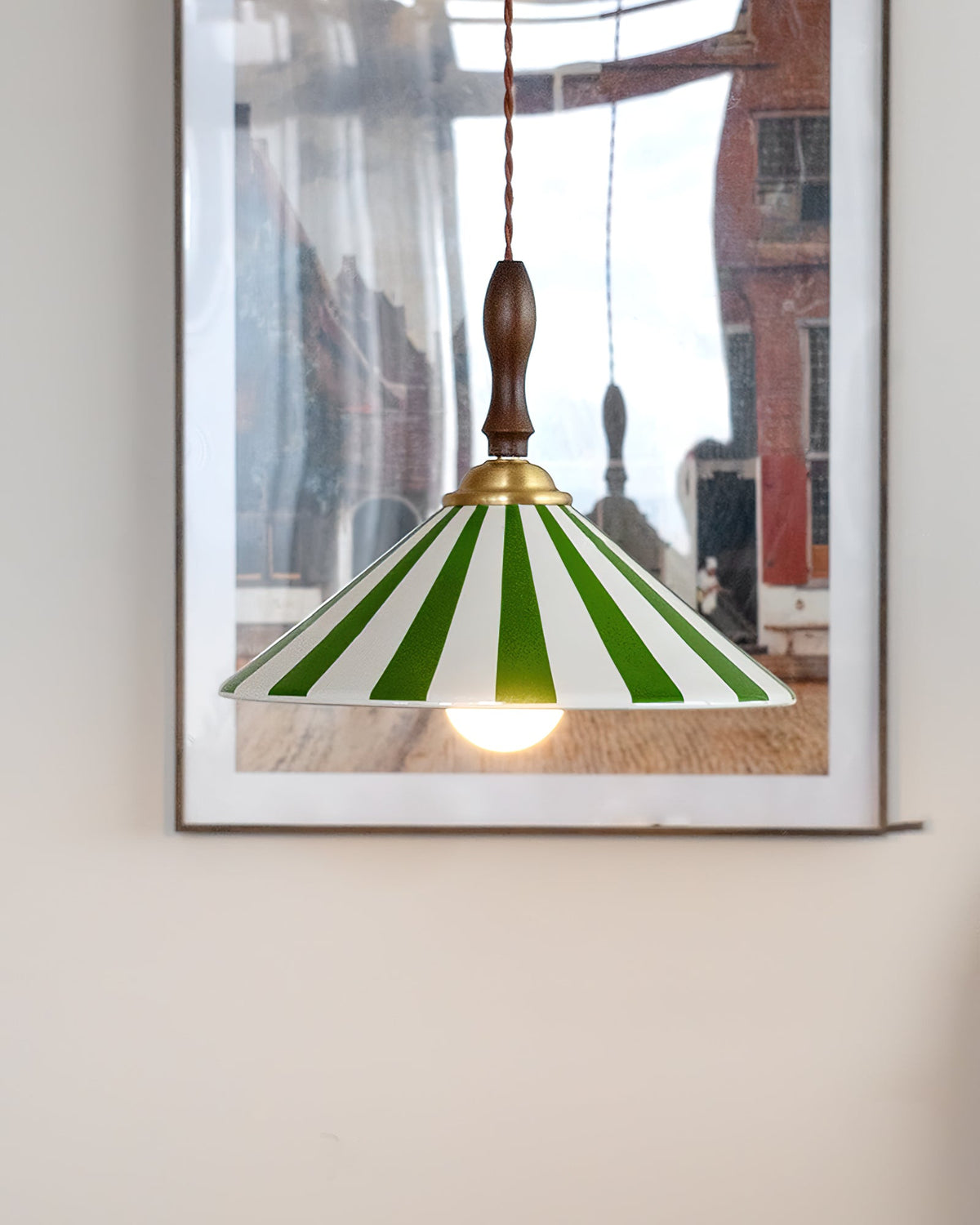 Bobine Wood Pendant Light