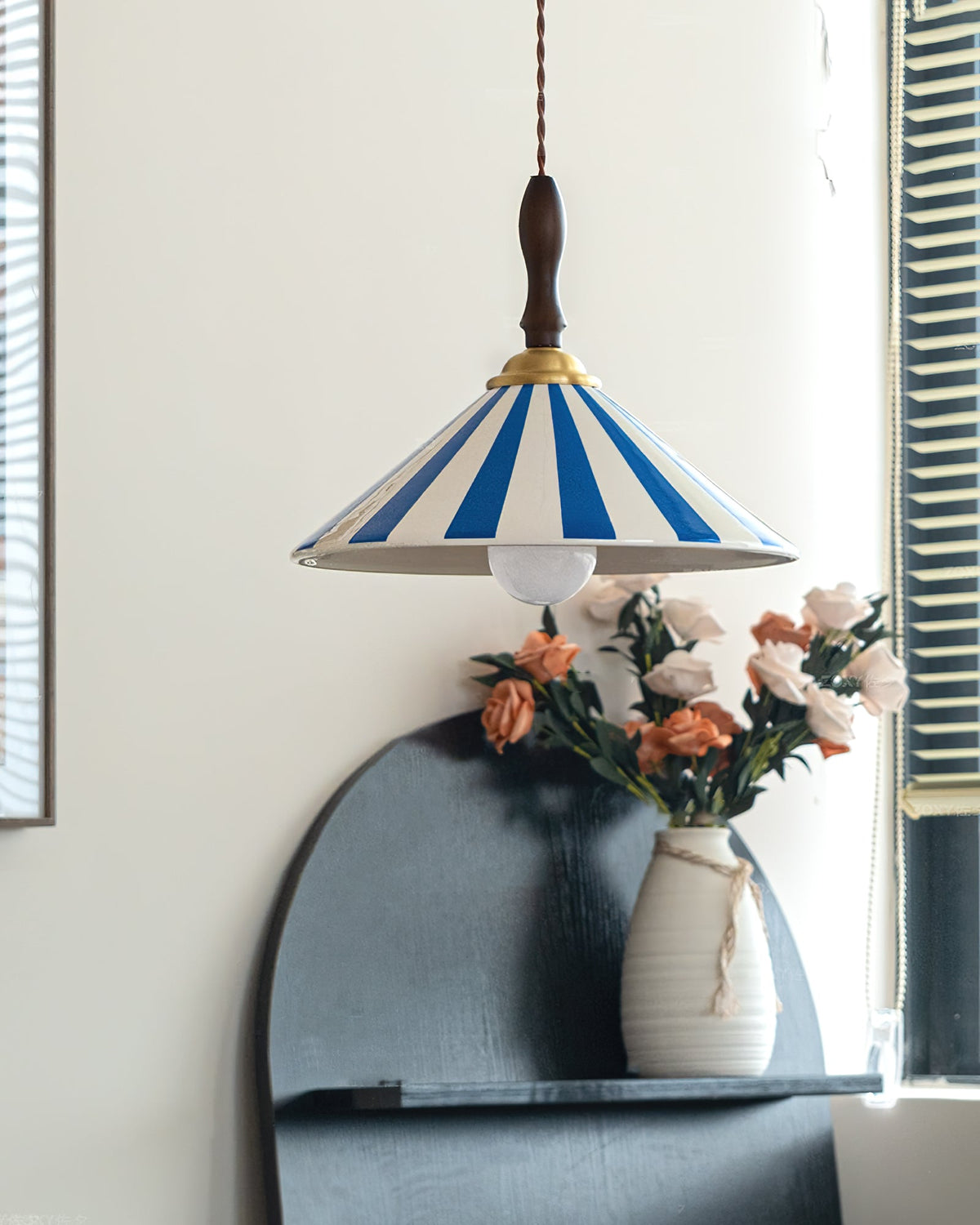 Bobine Wood Pendant Light