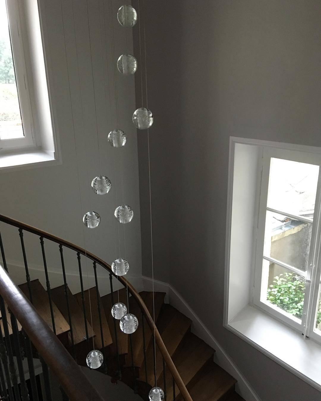 Crystal Bubbles Balls Pendant Lamp-Neutral Decor