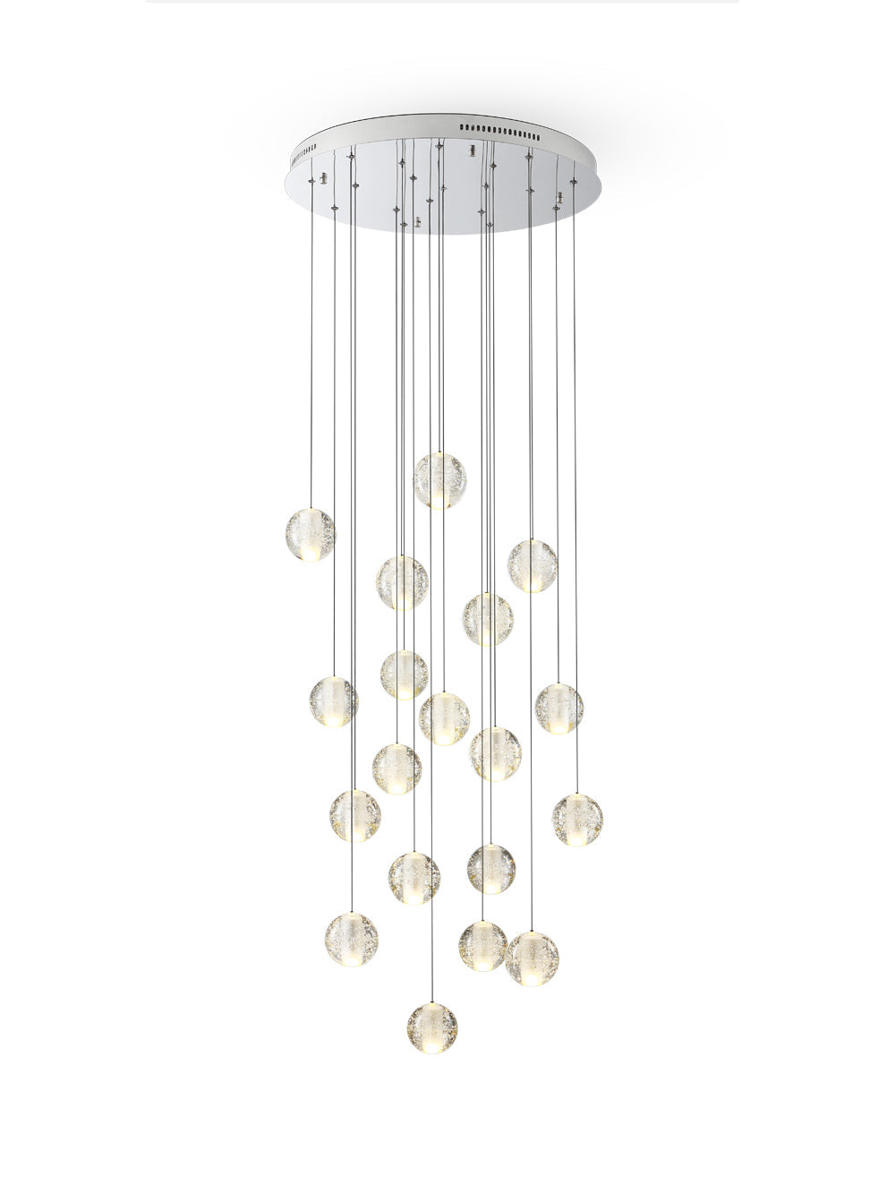 Crystal Bubbles Balls Pendant Lamp-Neutral Decor