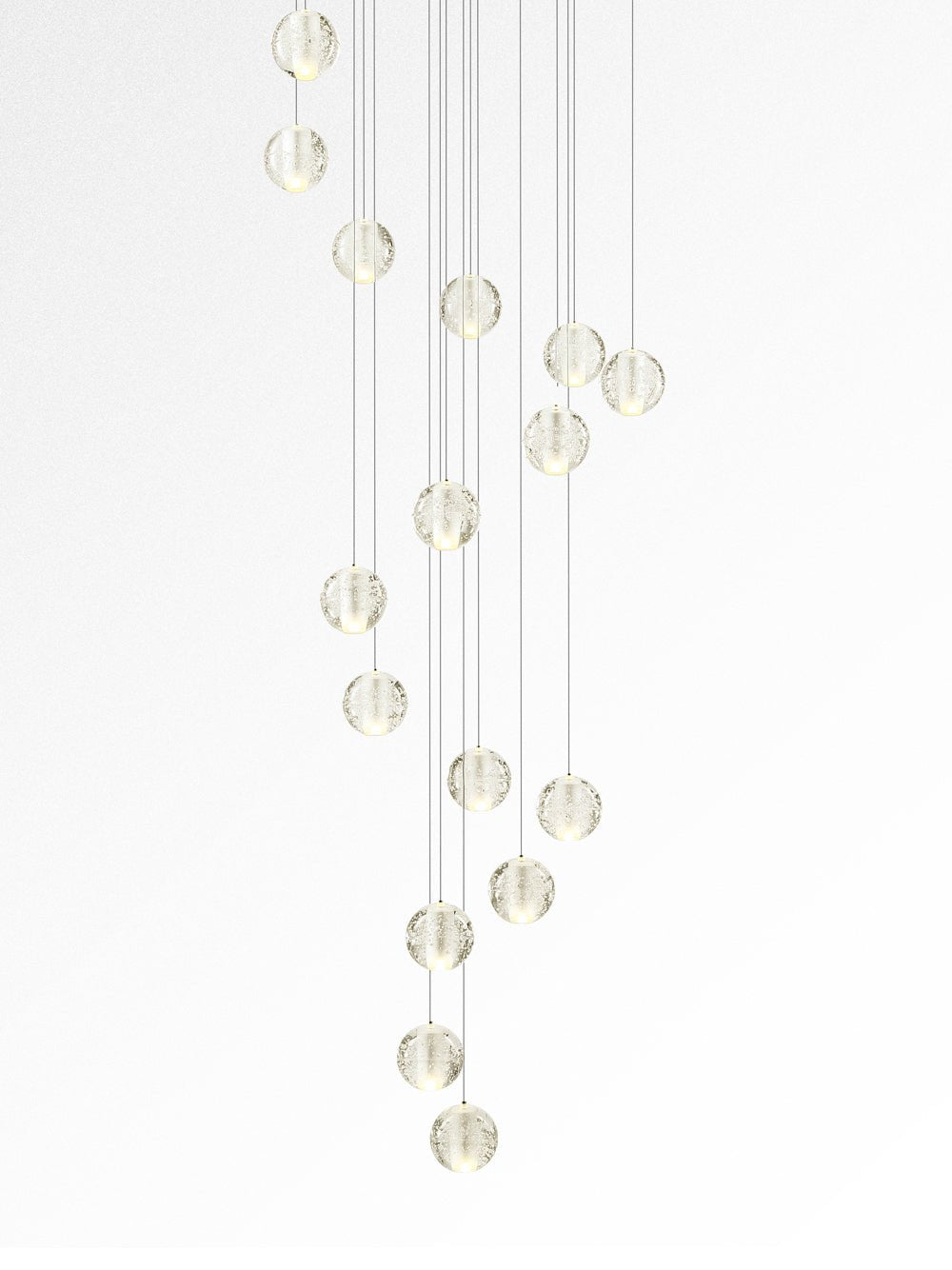Crystal Bubbles Balls Pendant Lamp-Neutral Decor