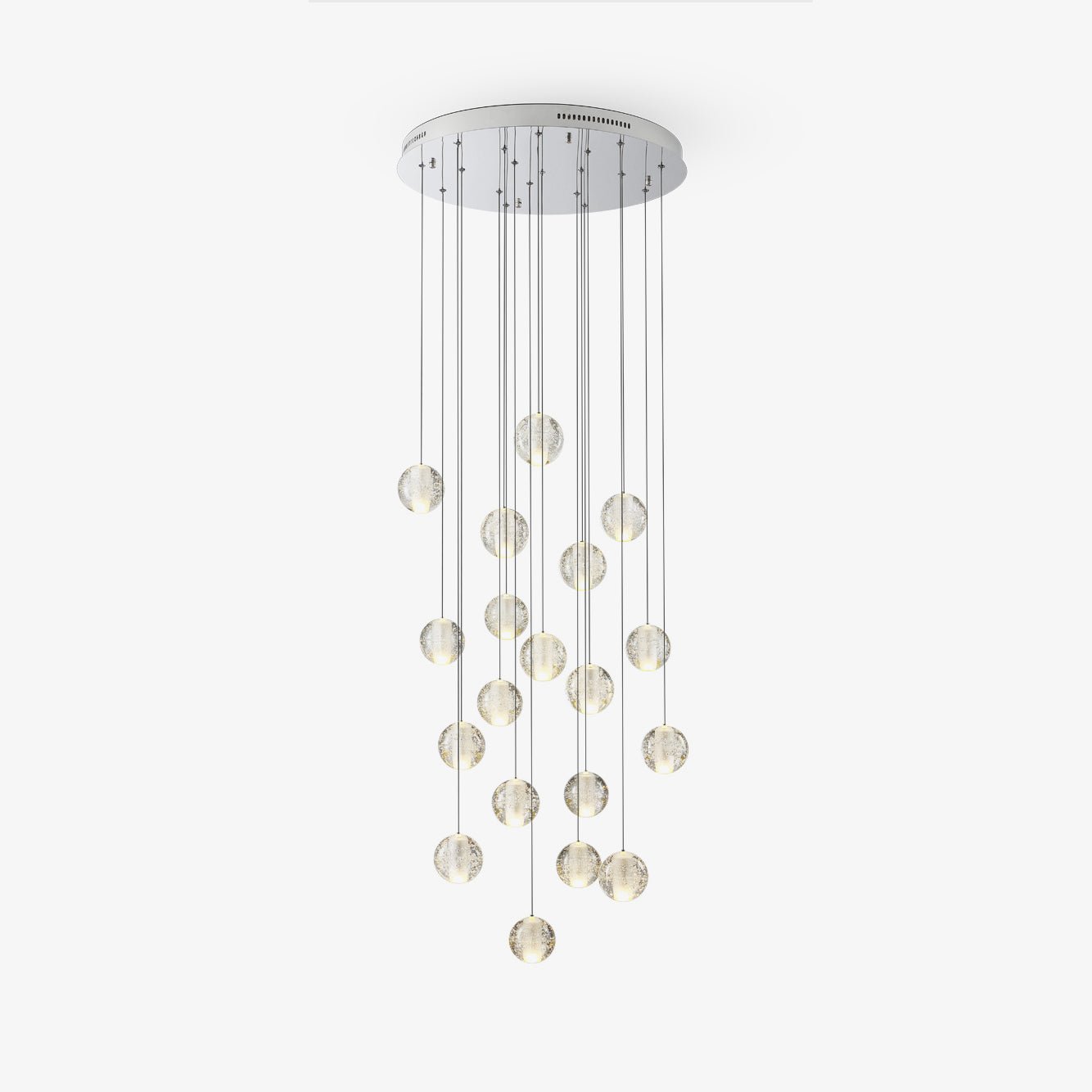 Crystal Bubbles Balls Pendant Lamp-Neutral Decor